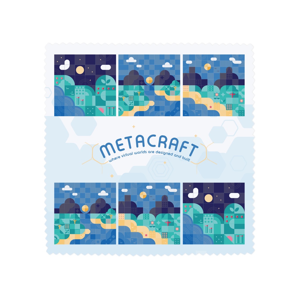 [LL1410] Zig Zag RPET Microfibre Lens Cloth