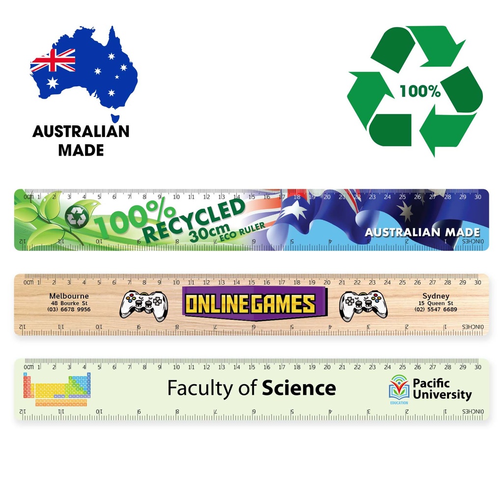 [LL19] Recycled Eco 30cm Ruler