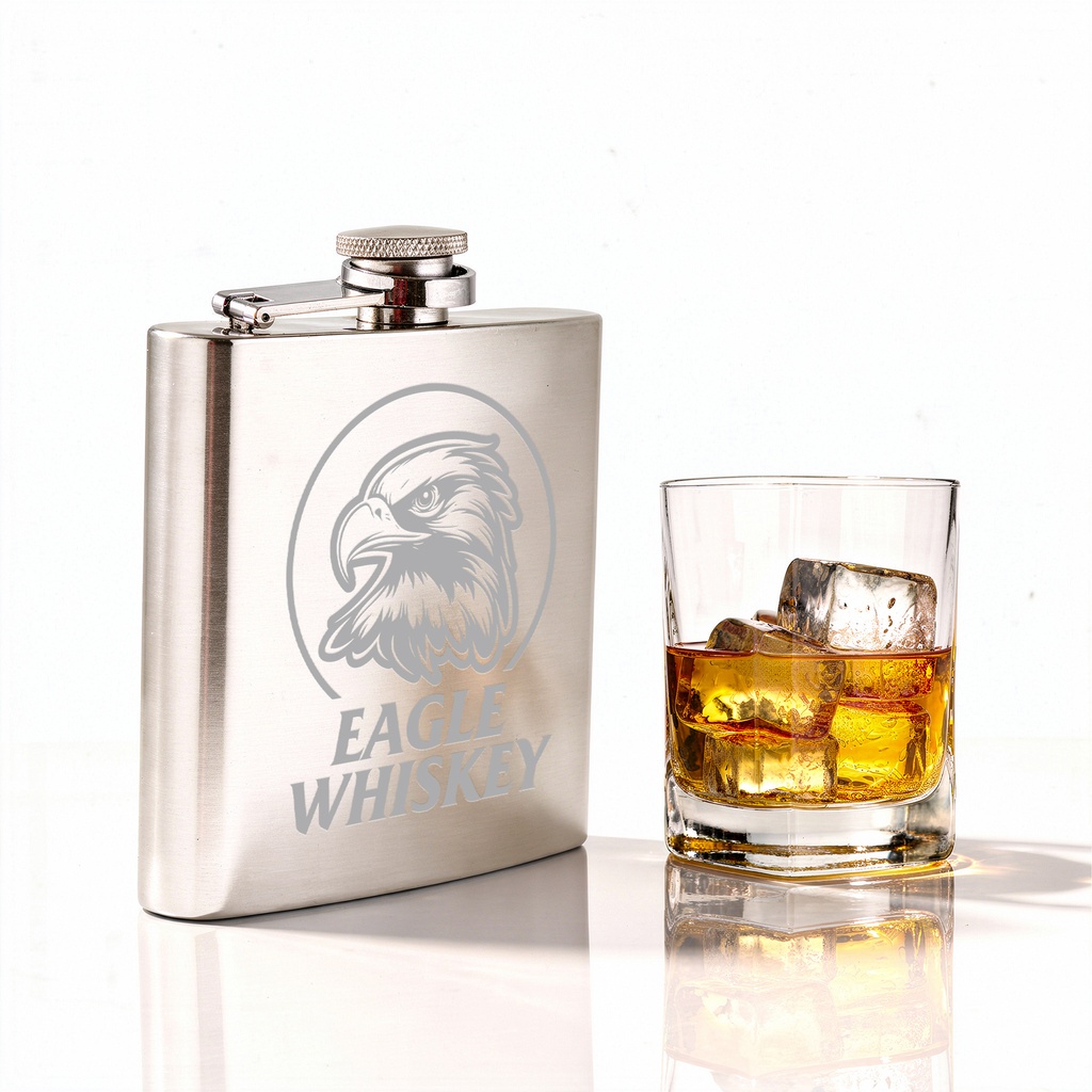[LL2347] Stainless Steel Hip Flask