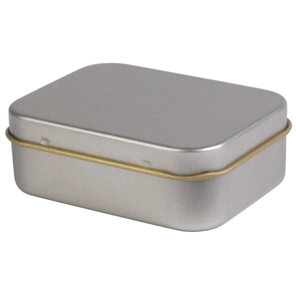 [LL321] Silver Rectangular Tin