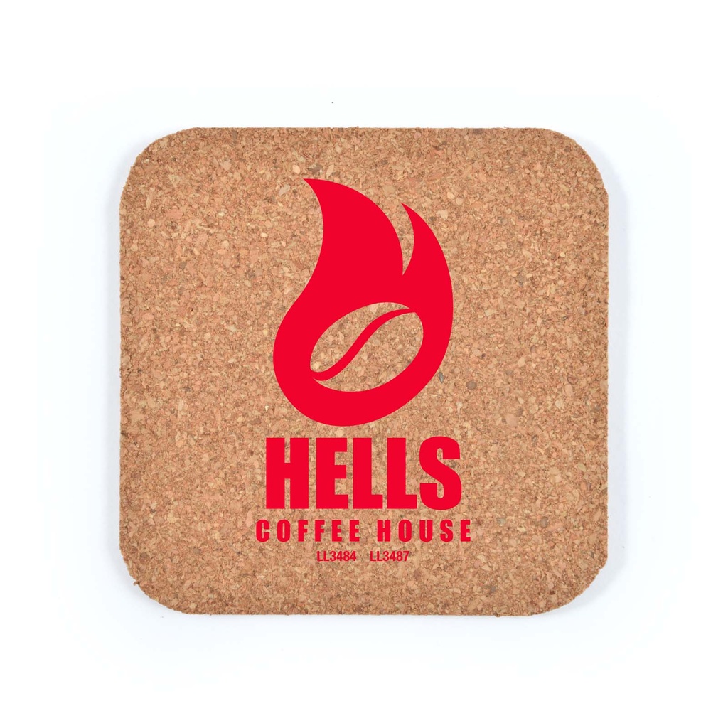 [LL3484] Villa Cork Square Coaster