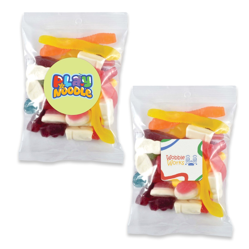 [LL422] Assorted Jelly Party Mix in 180g Cello Bag