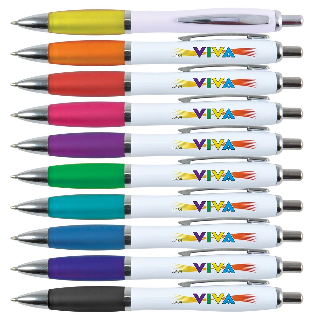 [LL434] Viva Pen - White Barrel