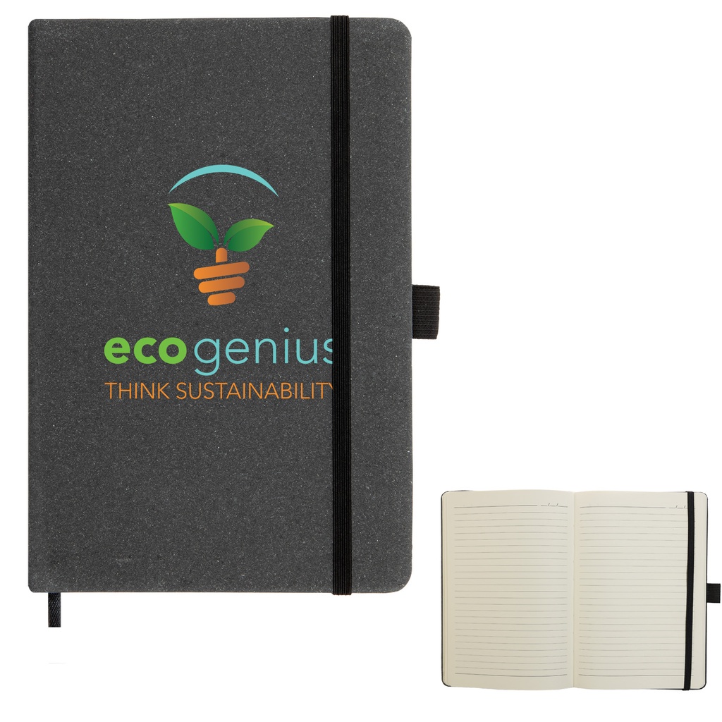 [LL5095] Astro Hard Cover Recycled Leather Notebook 