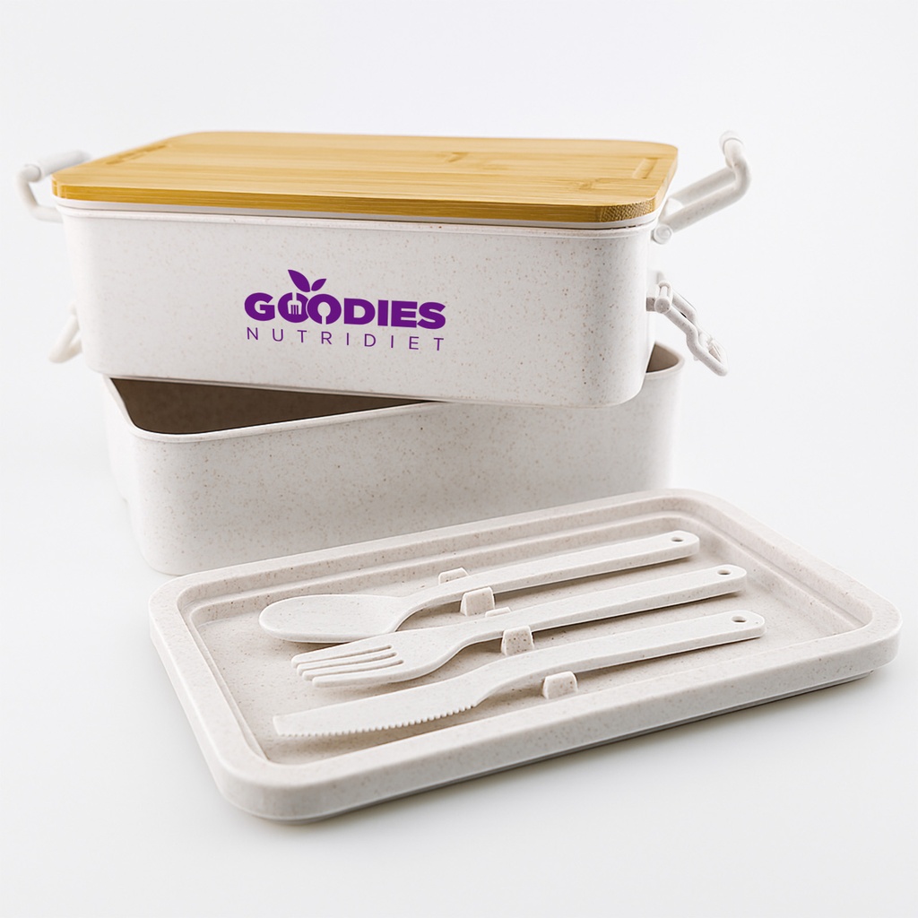 [LL6378] Sturdee Dual-Compartment Lunch Box
