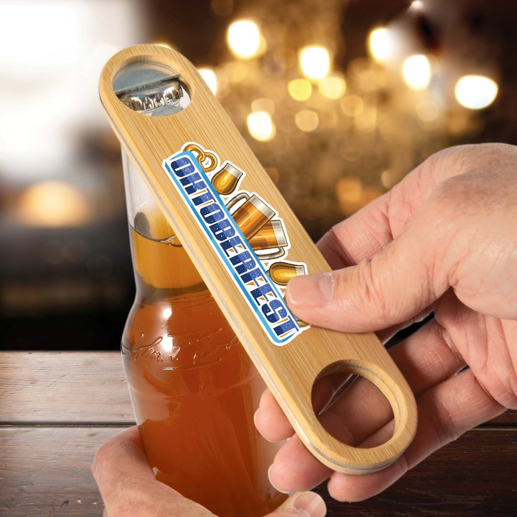 [LL6710] Cyborg Bamboo Bottle Opener