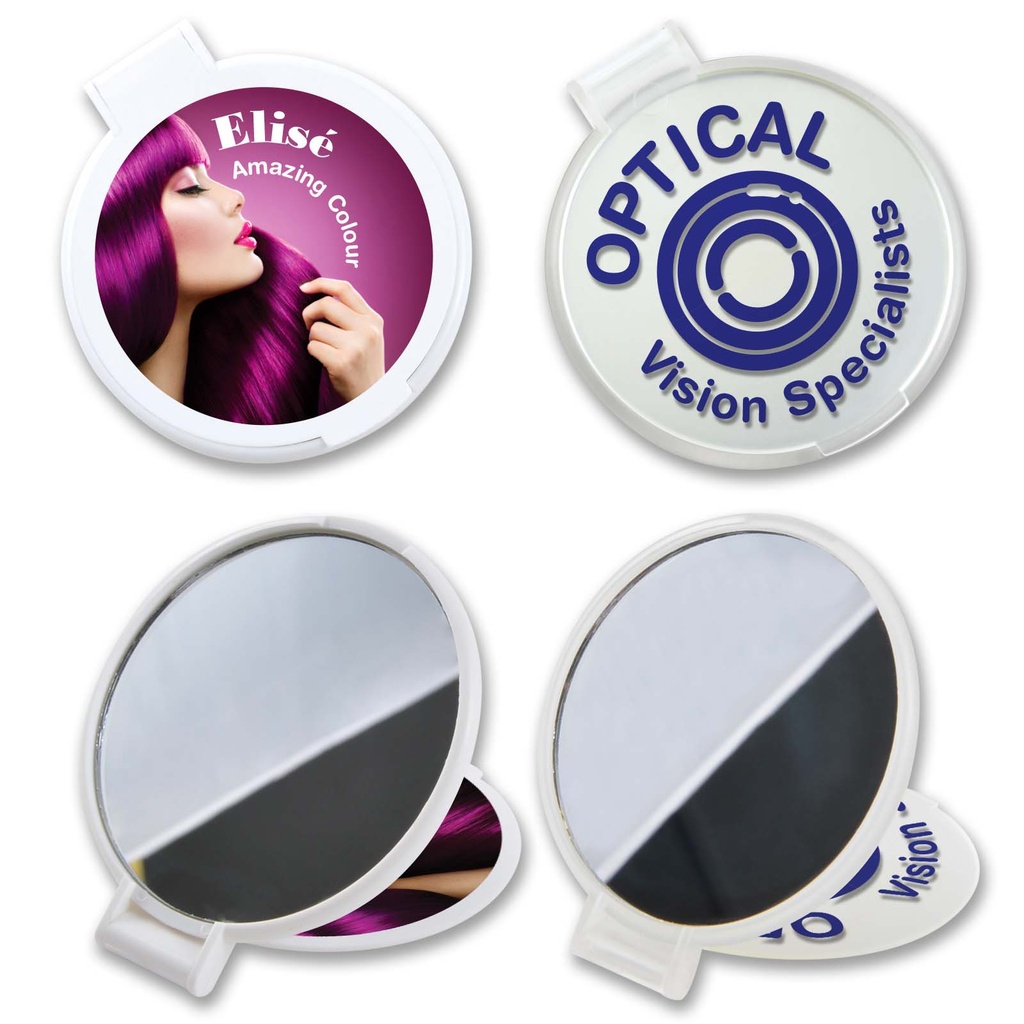 [LL683] Reflections Round Folding Mirror