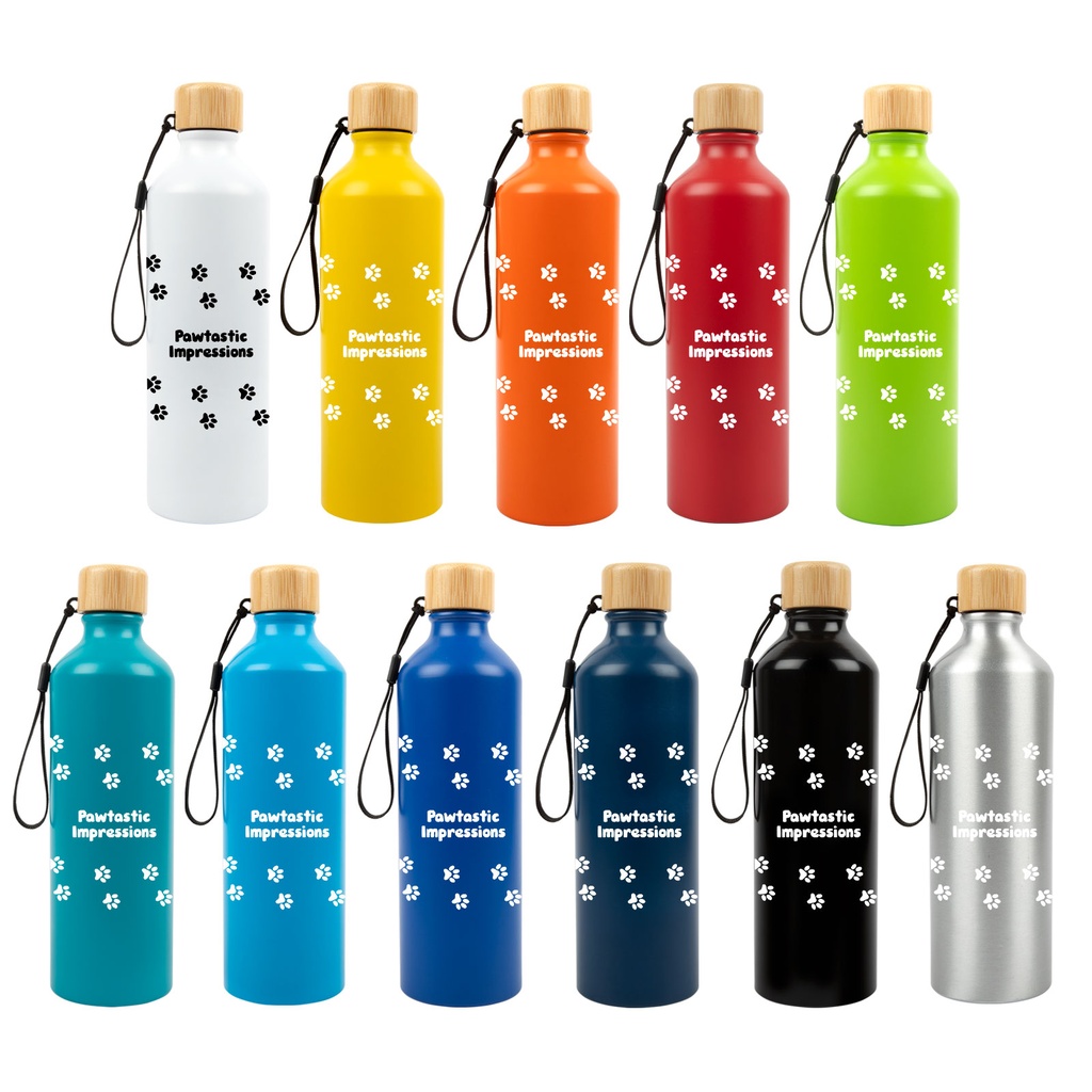 [LL6997] Gelato Aluminium Bottle with Bamboo Lid