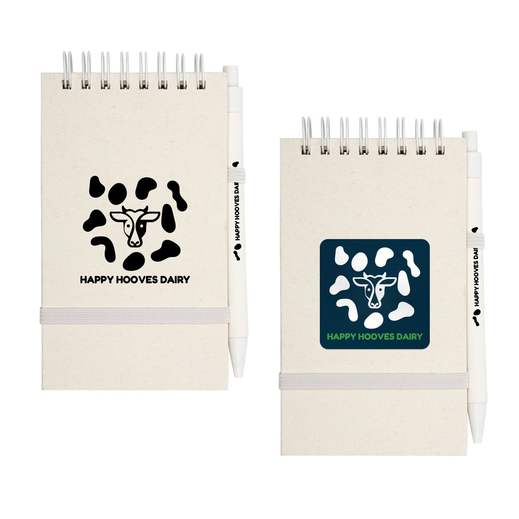 [LL8337] Milko Notepad With Pen