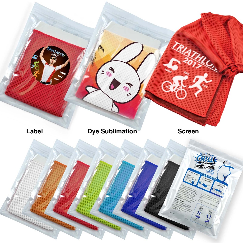 [LL8370] Chill Cooling Towel in Pouch