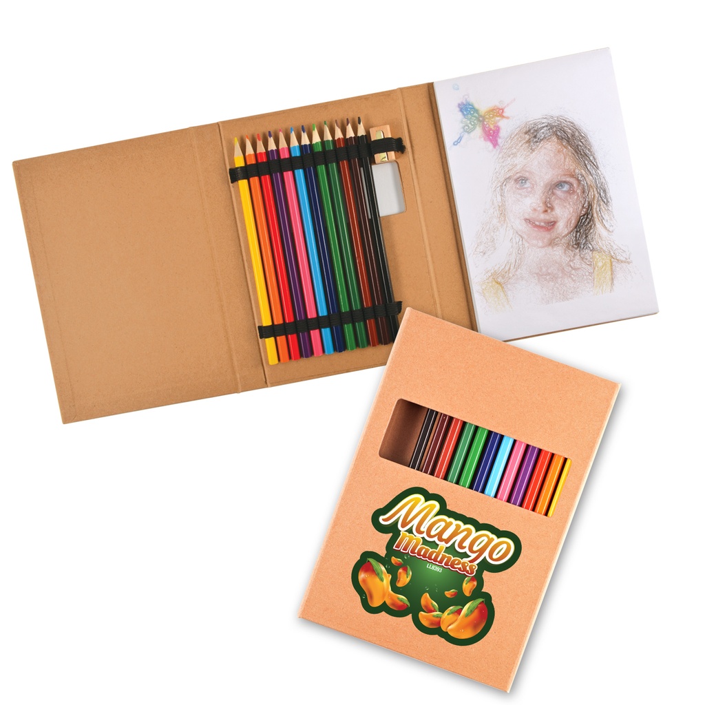 [LL8393] Collage 12 Pencil Drawing Set