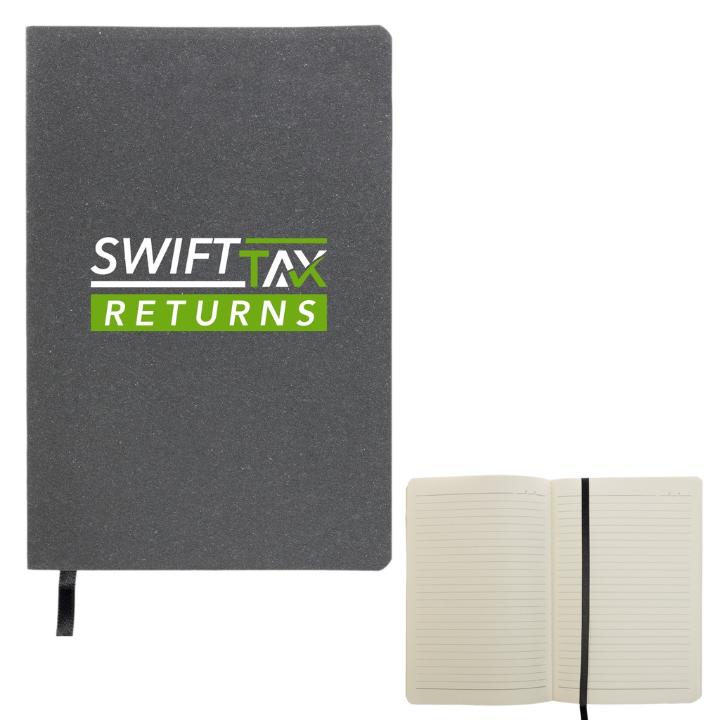 [LL8541] Astro Soft Cover Recycled Leather Notebook