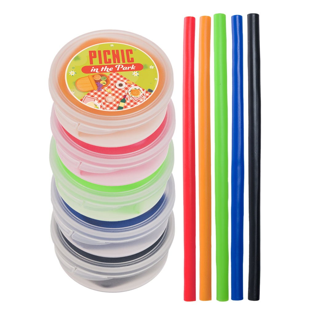 [LL8785] Silicone Straw in Case