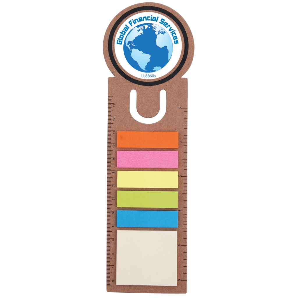 [LL8860] Circle Bookmark / Noteflag Ruler 