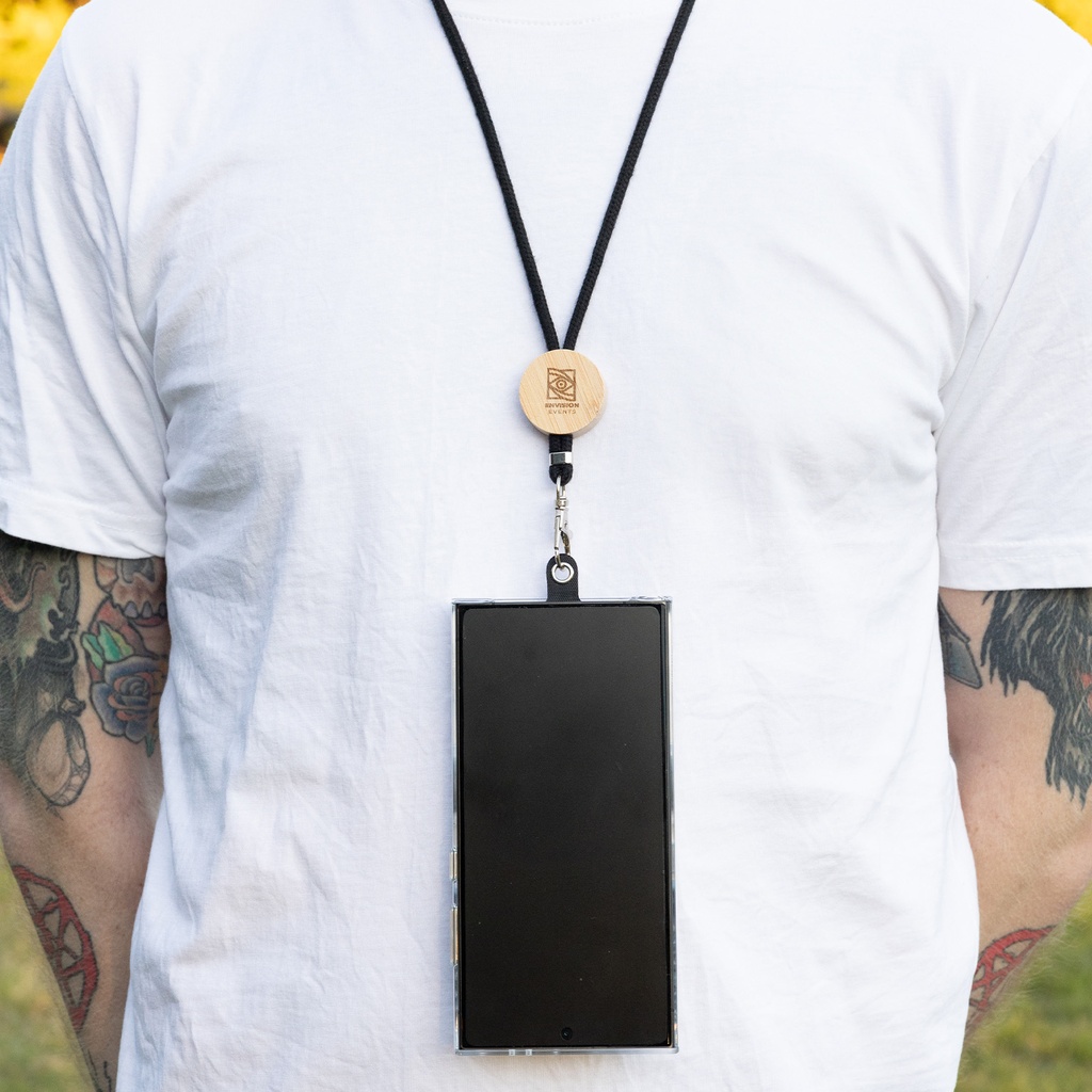 [LL9089] Shadow Phone Neck Lanyard