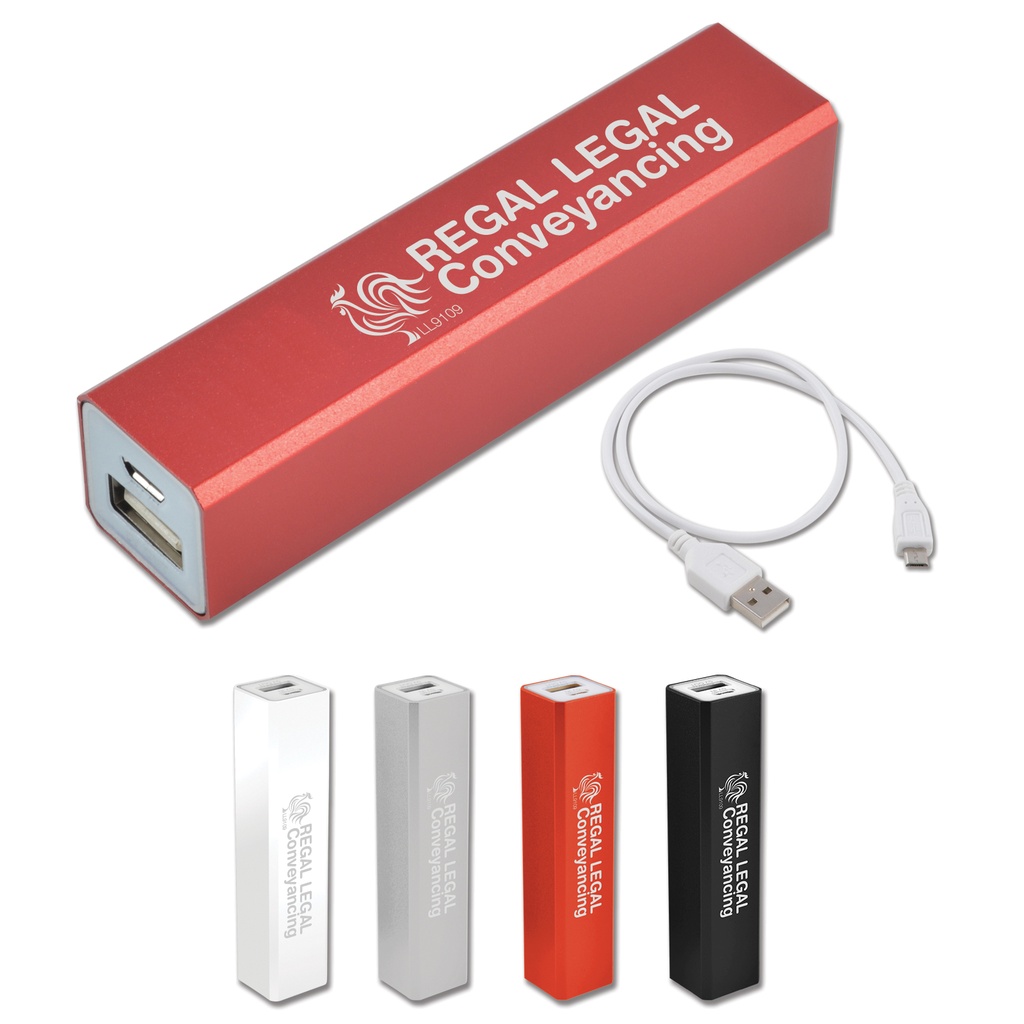 [LL9109] Velocity Power Bank - 2,000 mAh