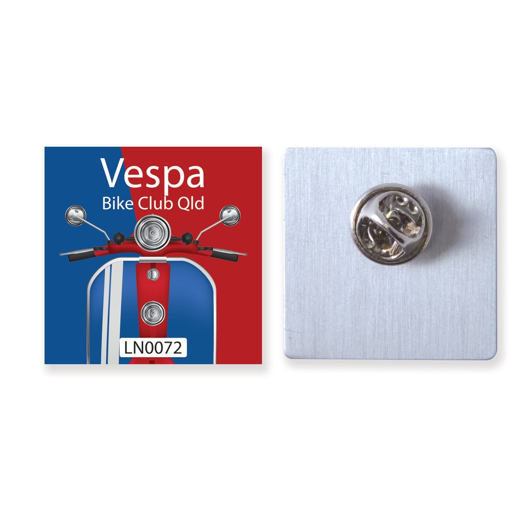 [LN0072] Aluminium Offset Print Badge 25mm