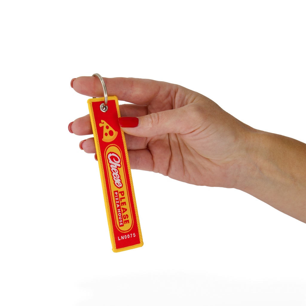 [LN0075-Standard-Digital Print] Woven Keytag