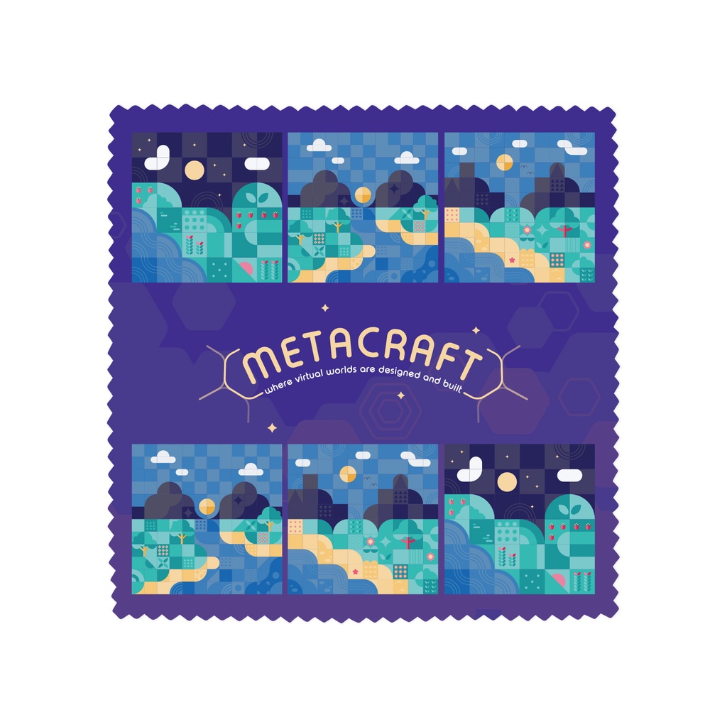 [LN1410] Zig Zag Economy Microfibre Lens Cloth