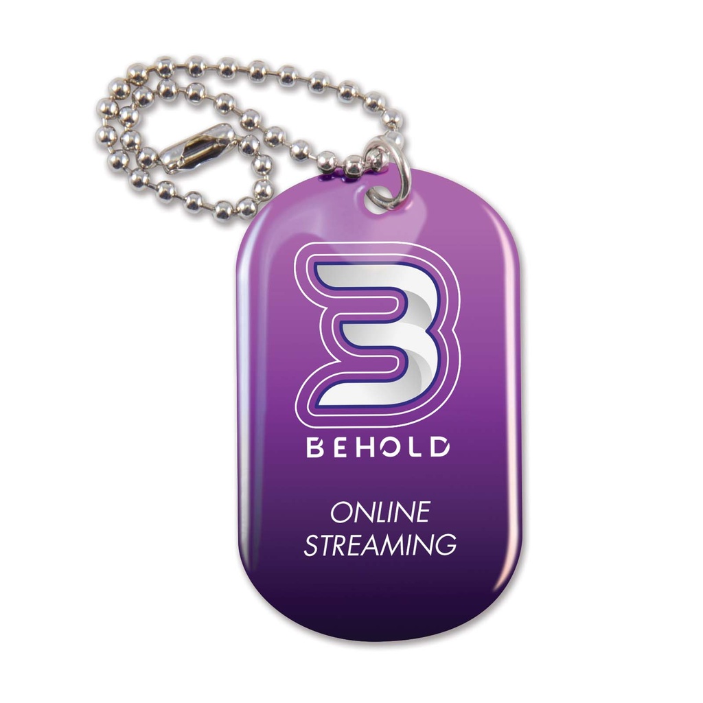 [LN38] Dog Tag Keychain