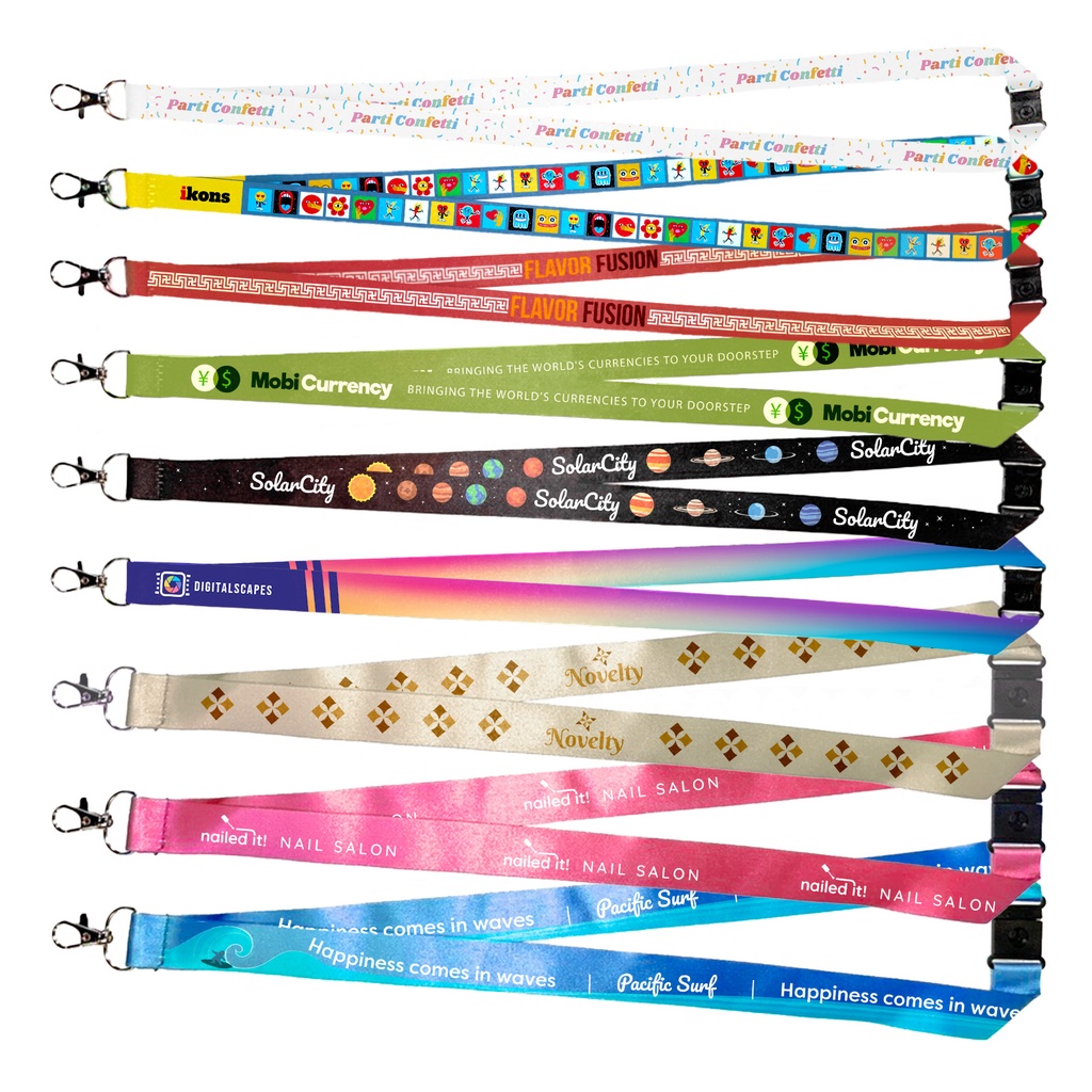 [LN6310] Azure Sublimated Lanyard