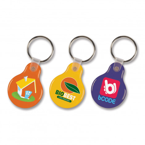 [TR104337] Flexi Resin Key Ring - Round 