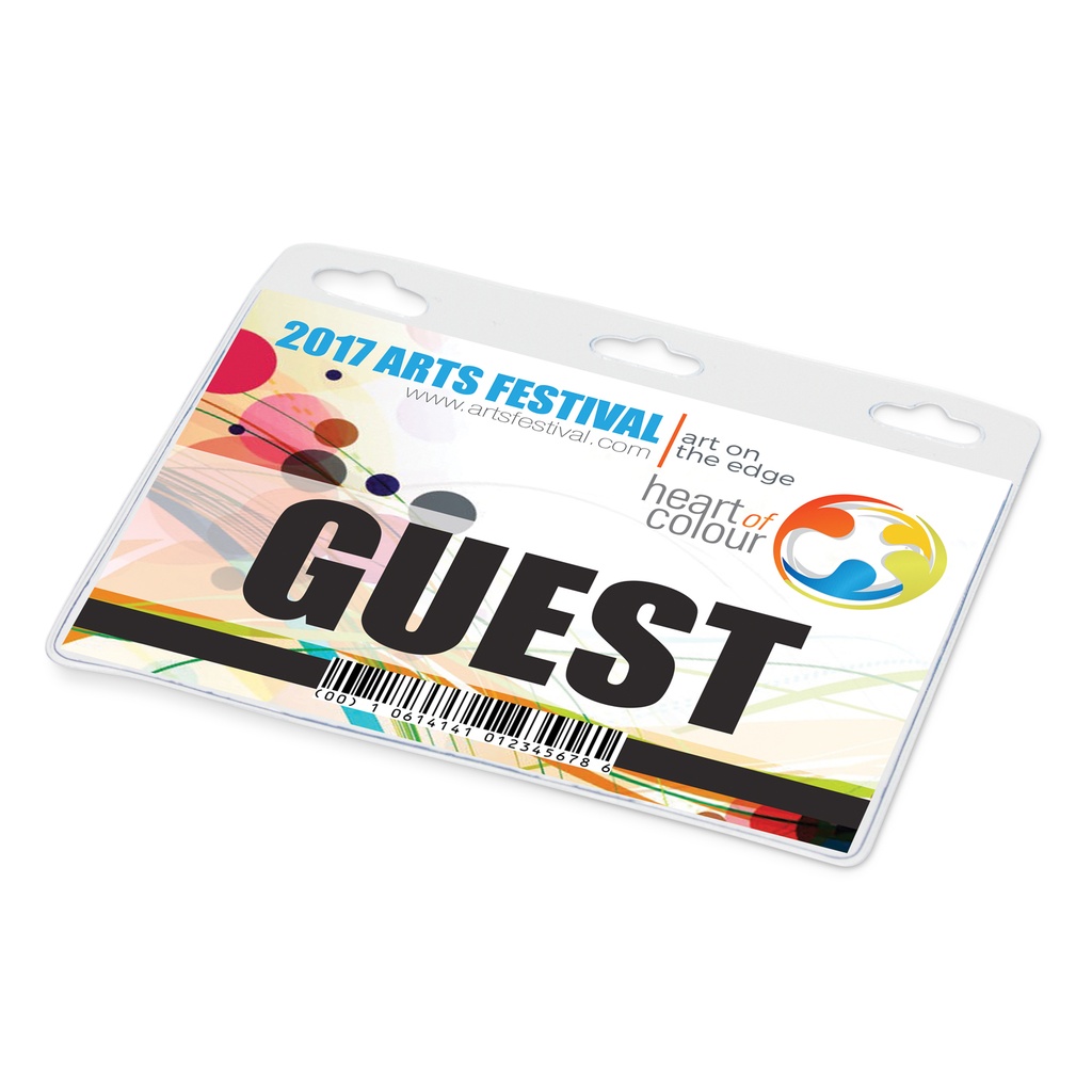 [TR104921] Clear Vinyl ID Holder