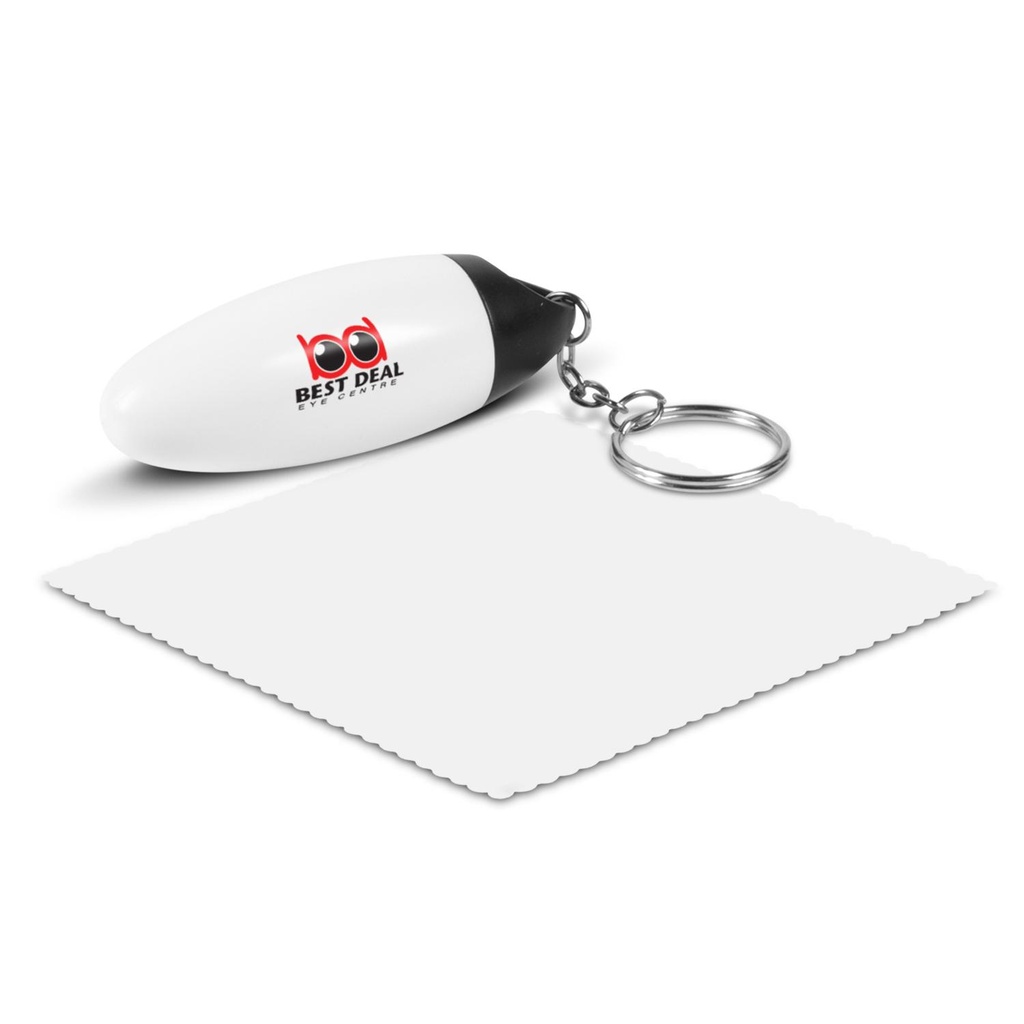 [TR107573] Microfibre Cloth Key Ring