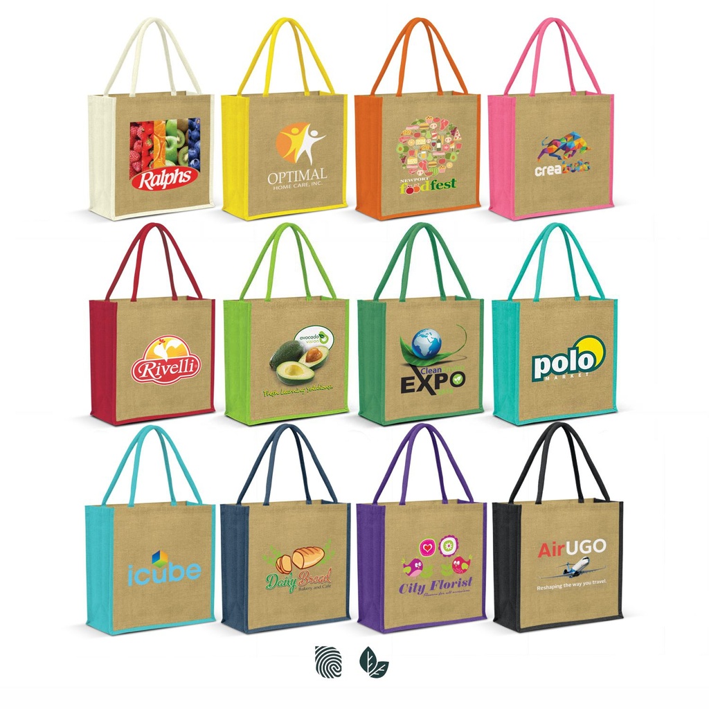 [TR108037] Monza Jute Tote Bag