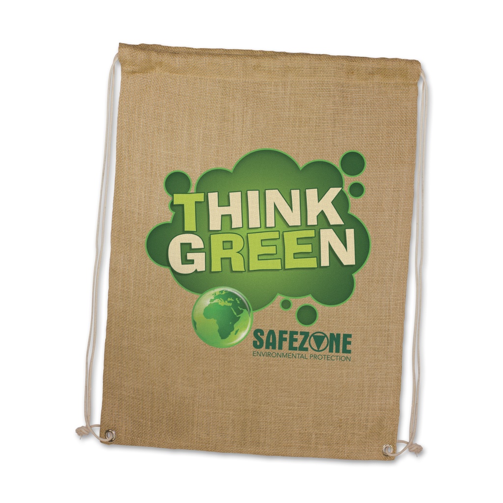 [TR109073] Jute Drawstring Backpack