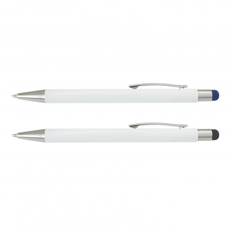 [TR117120] Lancer Stylus Pen - White Barrel