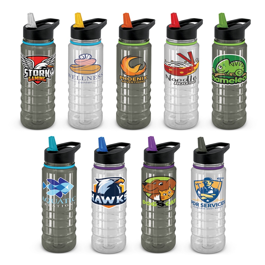 [TR110748] Triton Elite Bottle - Clear and Black