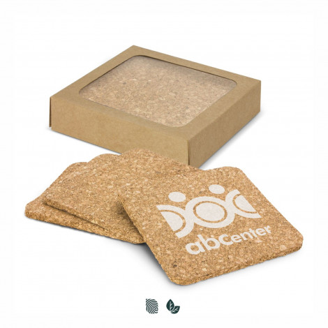 [TR113034] Oakridge Cork Coaster Square - Set of 4
