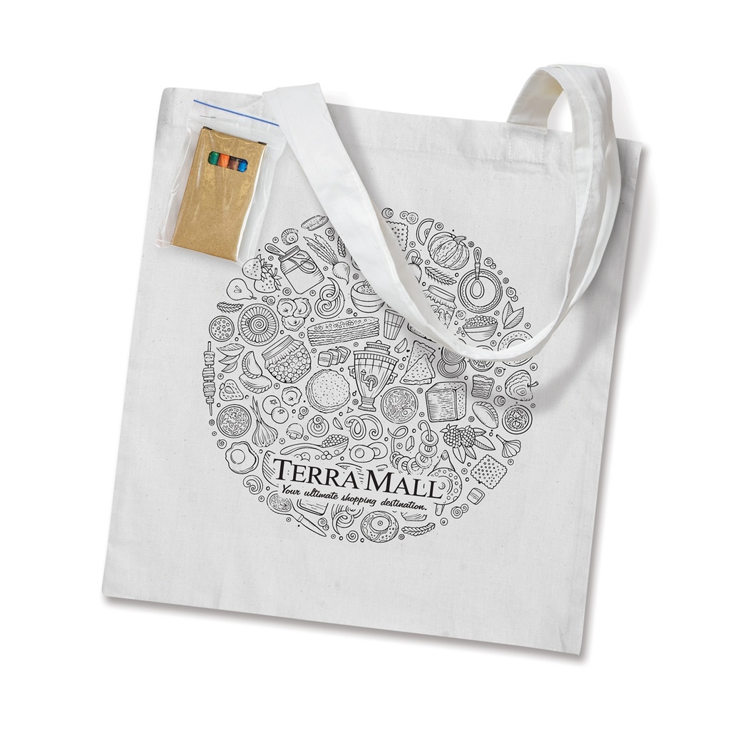 [TR113012] Sonnet Colouring Tote Bag