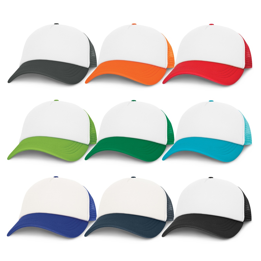 [TR113032] Cruise Mesh Cap - White Front