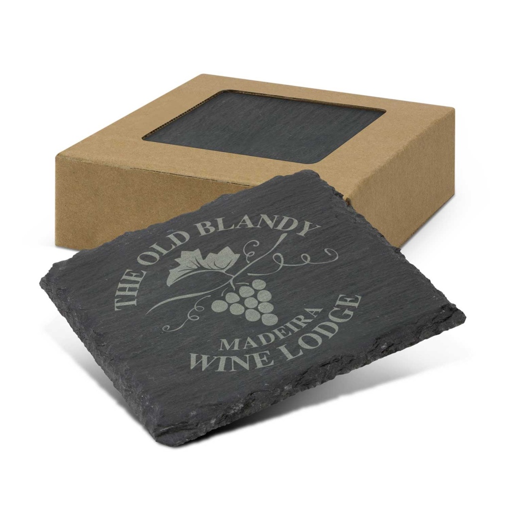 [TR113118] Slate Coaster - Set of 4