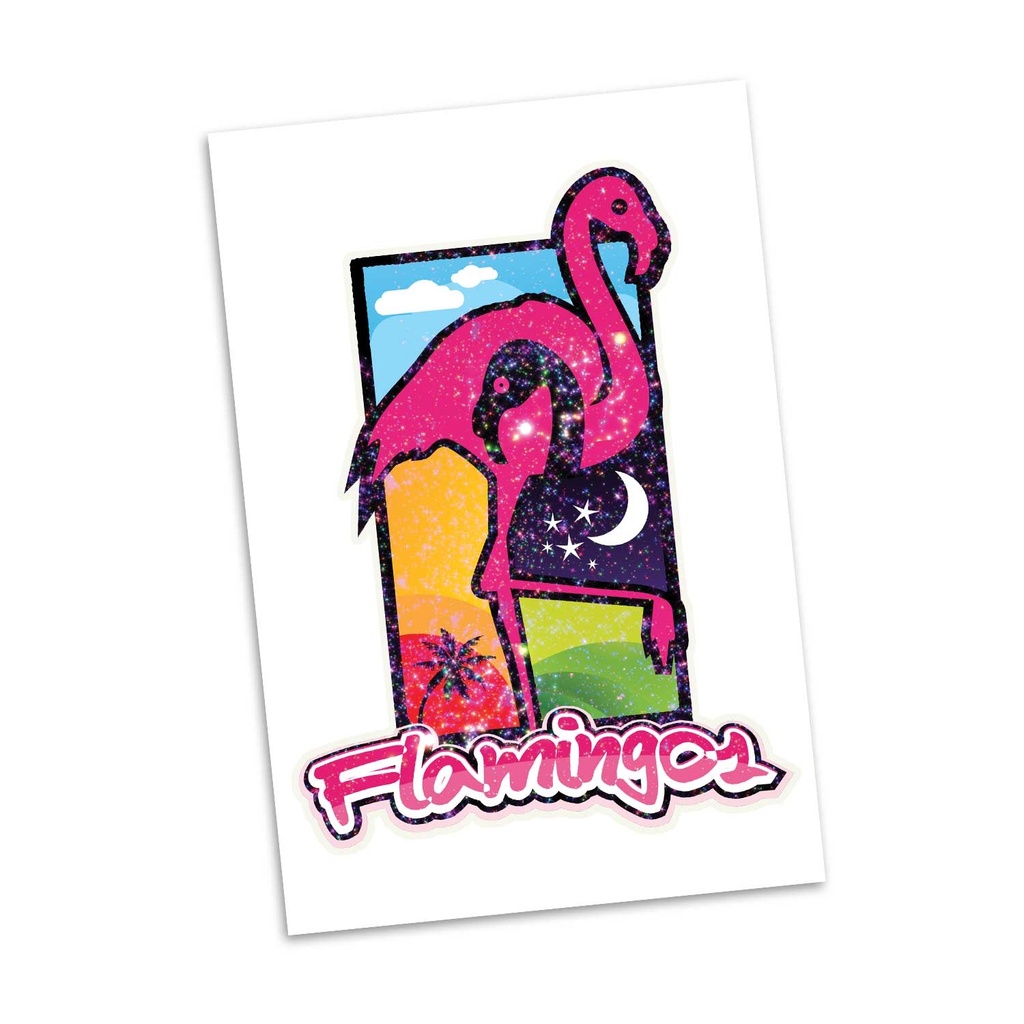 [TR113192] Temporary Tattoo Glitter - 51mm x 76mm