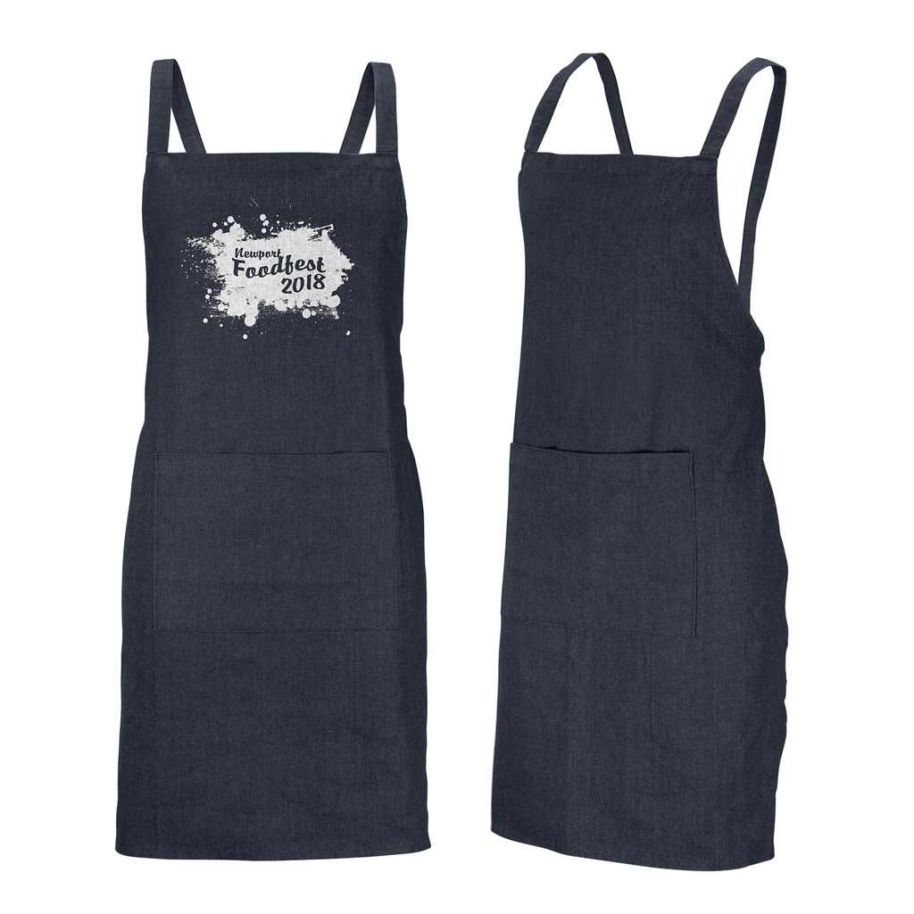 [TR113593] Carolina Denim Bib Apron