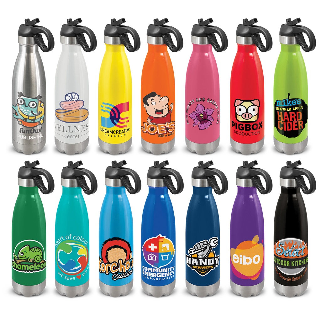 [TR113808] Mirage Steel Bottle - Flip Lid