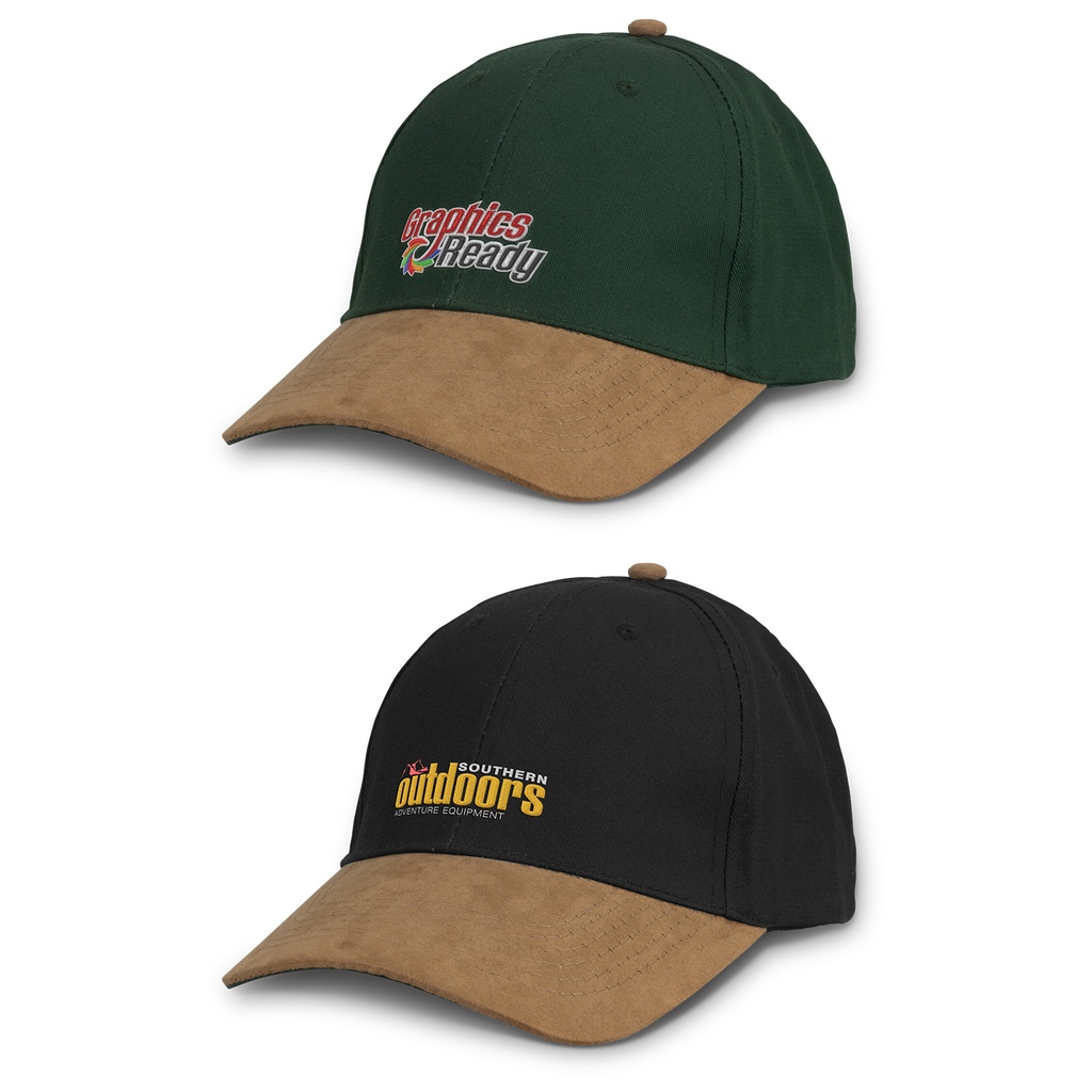 [TR114372] Outback Suede Peak Cap