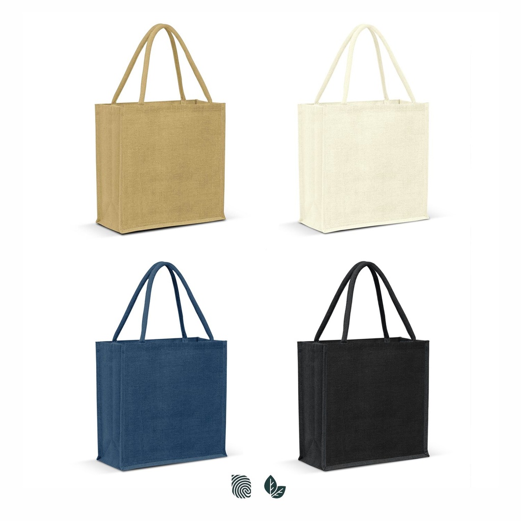 [TR115324] Monza Jute Tote Bag - Colour Match