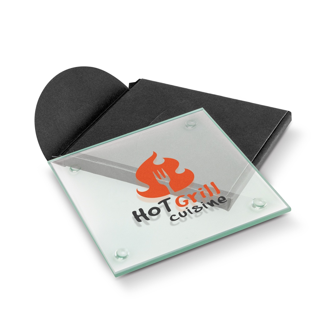 [TR116131] Venice Single Glass Coaster - Square