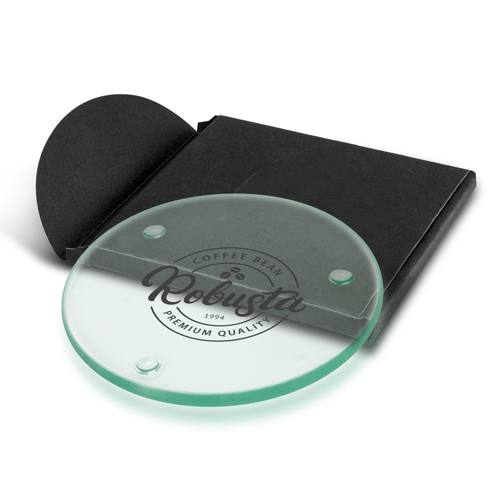 [TR116132] Venice Single Glass Coaster - Round