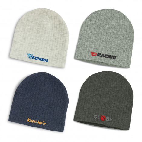 [TR116221] Nebraska Heather Cable Knit Beanie