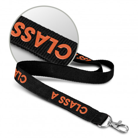 [TR116611] Soft Touch Logo Lanyard