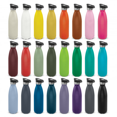 [TR116525] Mirage Powder Coated Vacuum Bottle - Push Button Lid