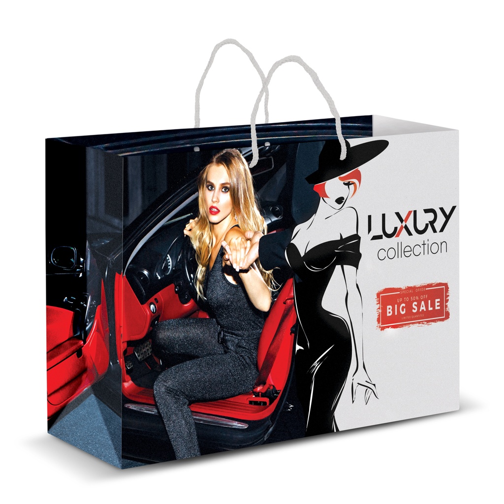 [TR116938] Extra Large Laminated Paper Carry Bag - Full Colour