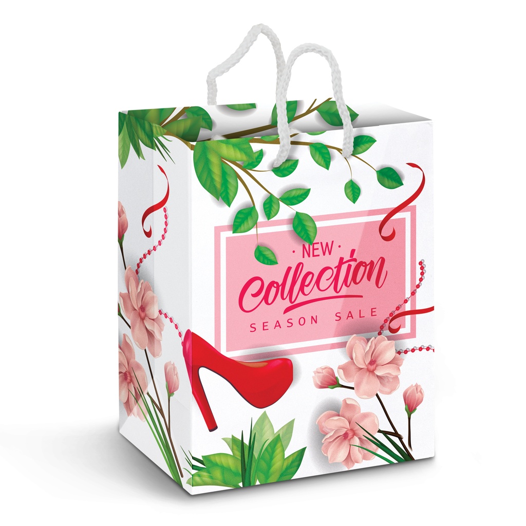 [TR116941] Large Laminated Paper Carry Bag - Full Colour
