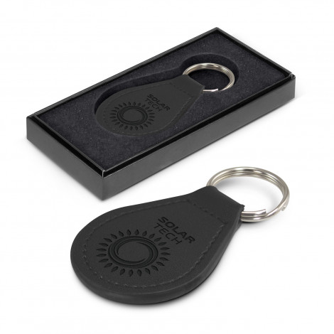 [TR116759] Prince Leather Key Ring - Round