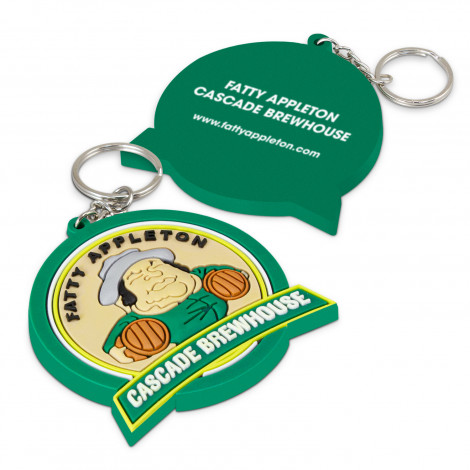 [TR117205] PVC Key Ring Large - One Side Moulded